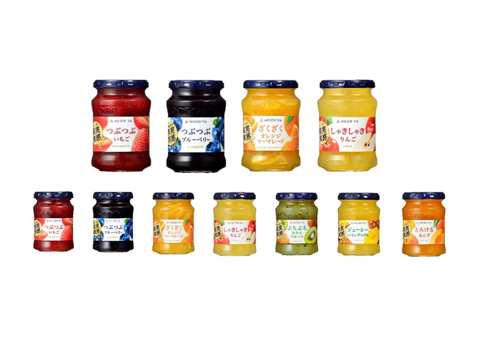 果実実感ジャムシリーズ