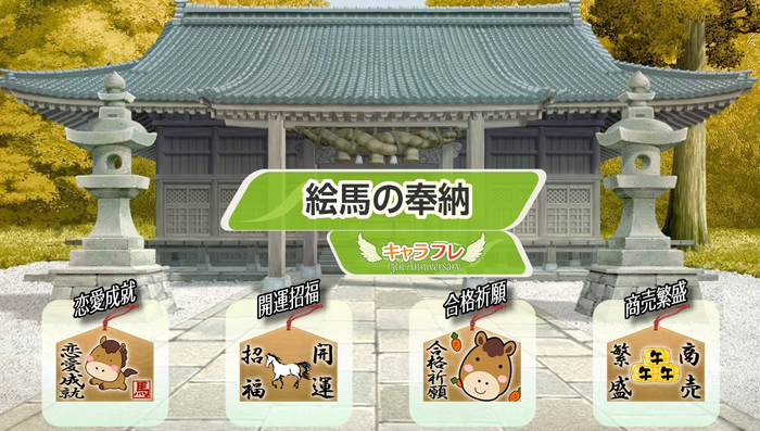 絵馬の奉納
