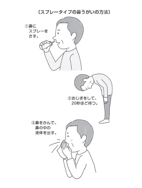 気軽に使えるスプレーの「鼻うがい」も