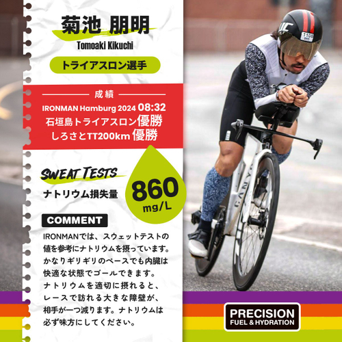 トライアスロン選手　菊池 朋明