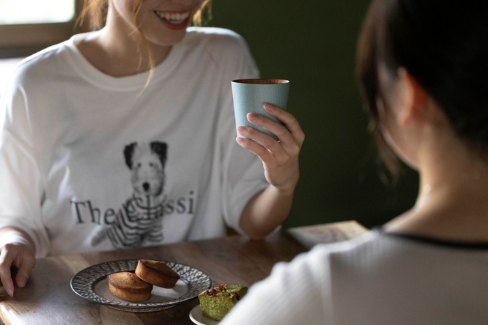 うつろいカップの使用イメージ