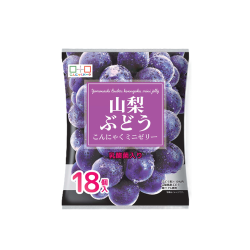 山梨ぶどうこんにゃくミニゼリー18個入