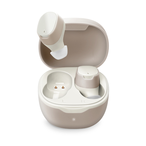 ベージュ&times;アイボリー