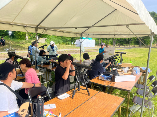 望遠鏡づくりワークショップ