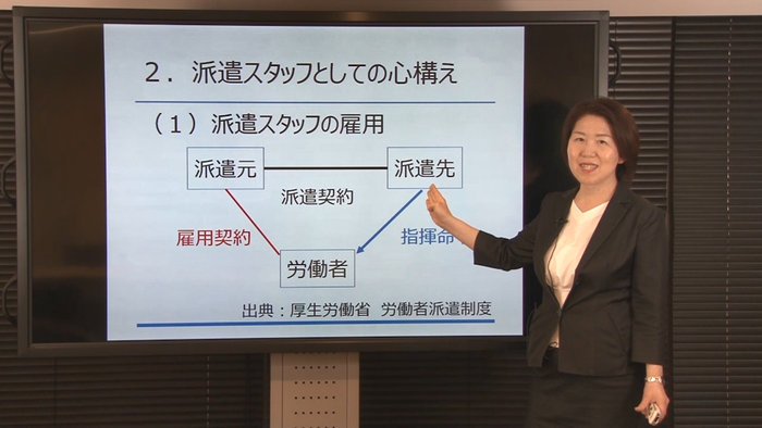＜派遣スタッフ(1年次)向け＞派遣スタッフとしての心構え・ビジネスマナー研修