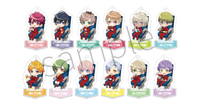 トレーディングアクリルスタンドキーホルダー【春組・夏組】(全12種)