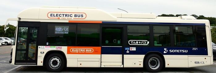 実際に運行するEVバス