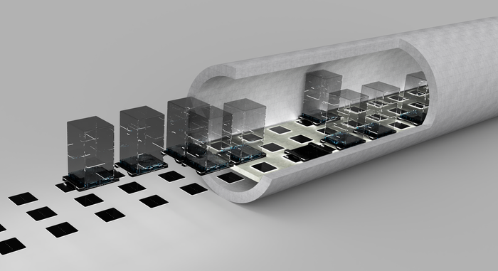 自動物流道路走行イメージ