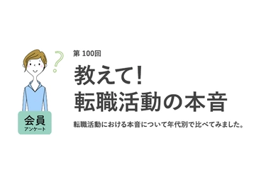 20代の約7割が「年収が大きく下がっても週休3日の職場がいい」。各世代の転職活動における本音が明らかに／『女の転職type』が働く女性にアンケート