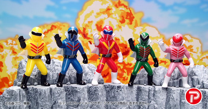 HEROES VINYL ART 秘密戦隊ゴレンジャー ソフビセット（劇中カラー）_1