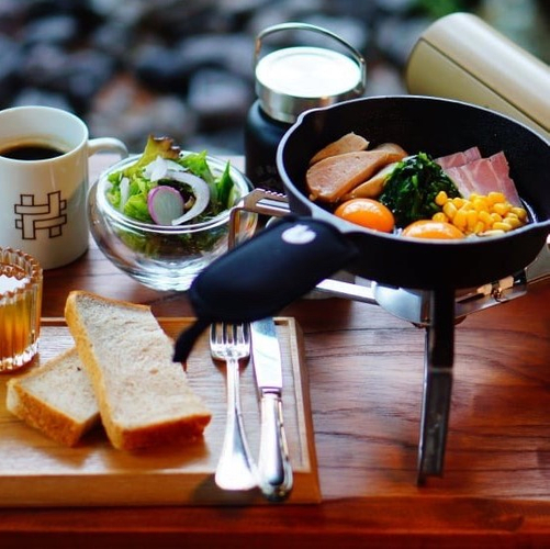 朝食スキレット