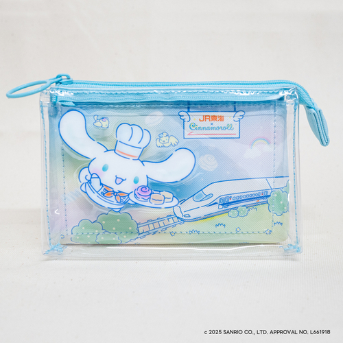 スリーポケットクリアポーチ