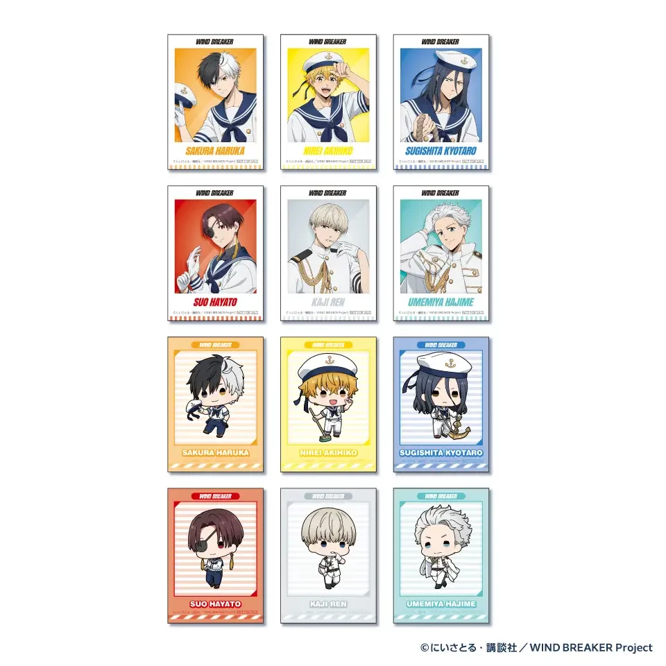 ▲チェキ風カード（全12 種）配布期間：5/24（土）～6/13（金）