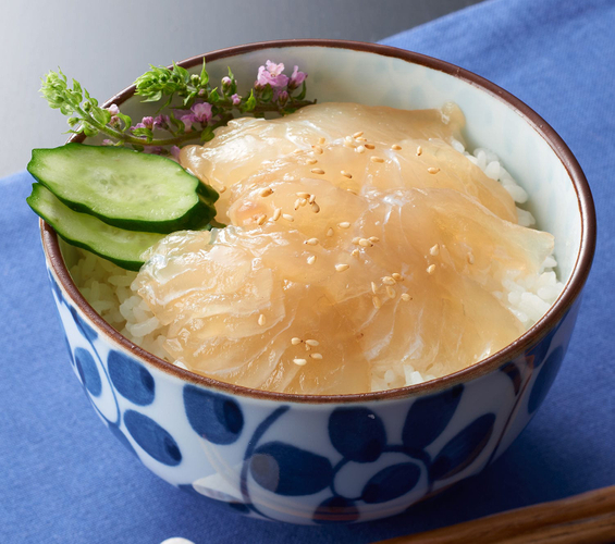 福島県常磐沖産 ひらめ漬け丼
