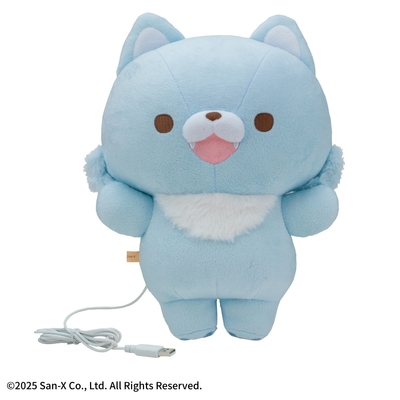 あったかぬいぐるみ アオイコオオカミ 正面