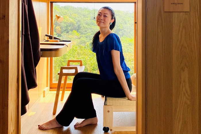 ▲全米アレクサンダーテクニック教師協会 認定教師である松本直子氏