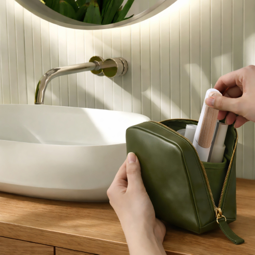 化粧台周辺に保管