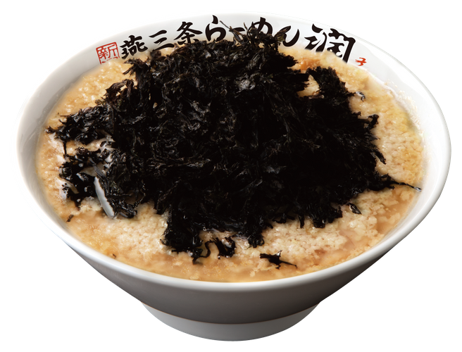 新潟燕三条らーめん潤黒バラのり　1,100円(税込)