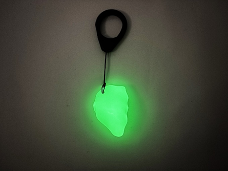 寄贈品の発光時