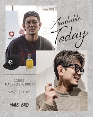 格闘家 皇治選手プロデュースブランド「MADBRO」で25SS第二弾が発売開始