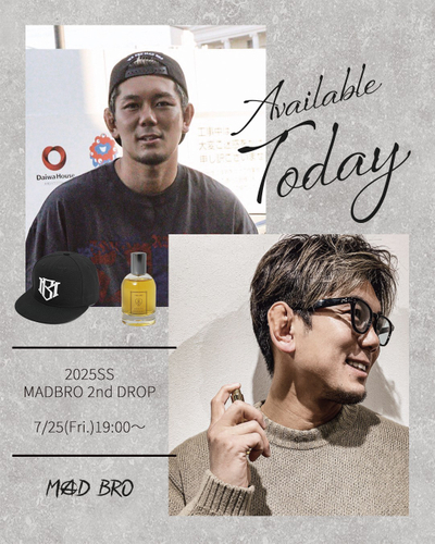 格闘家 皇治選手プロデュースブランド「MADBRO」で25SS第二弾が発売開始