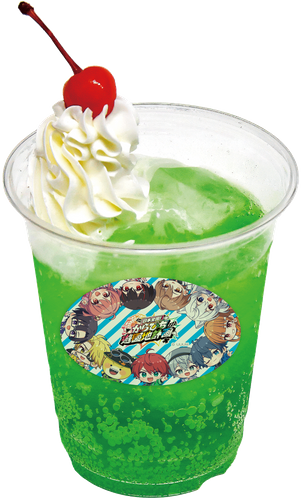 じゃぱぱの夏色！ ふわっとホイップメロン