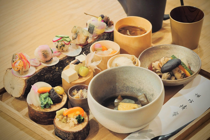 ▲オリジナルの「禅坊料理」