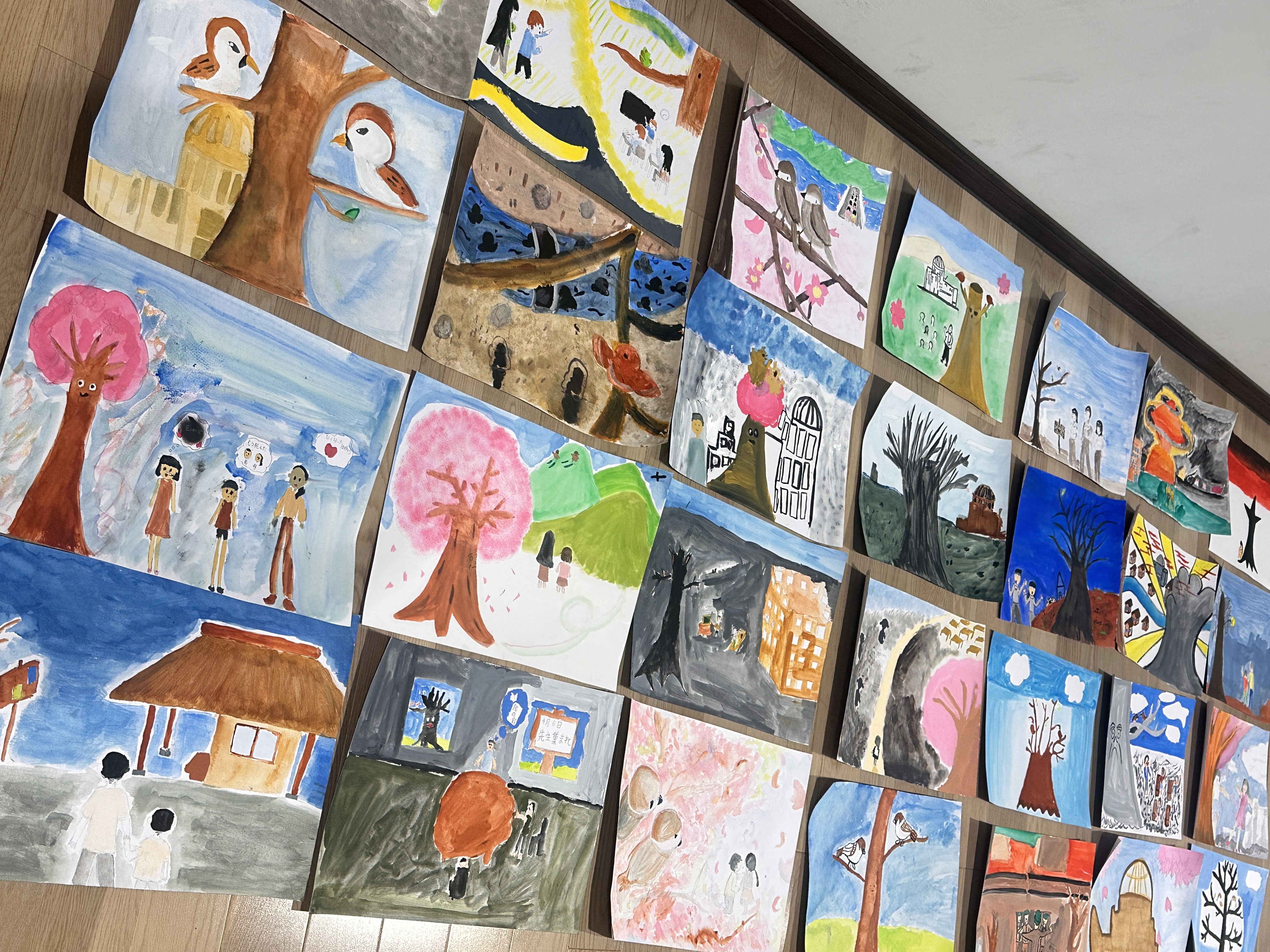 「青空教室物語」の作画