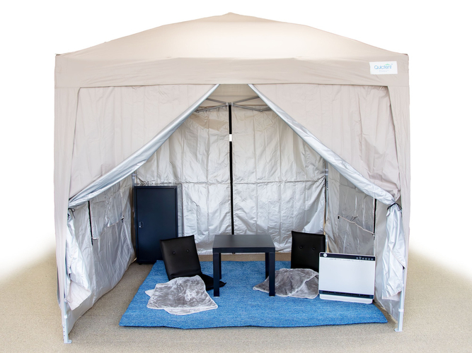 あったかスノーテントシート　イメージ