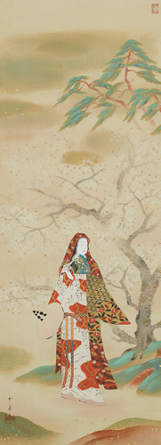 堂本印象　桜狩　1928(昭和3)年　個人蔵