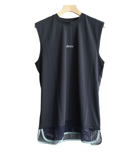 <Ventilate Aero Top Sleeve_less> :Black
