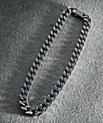 Flatlink Chain Necklace（シルバー）