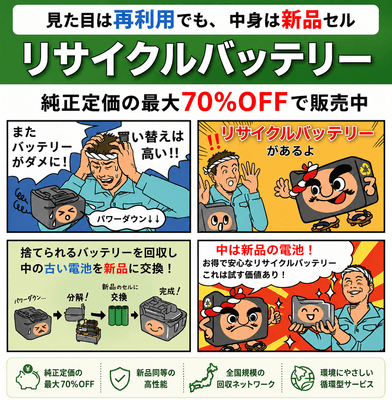 リサイクルバッテリーとは