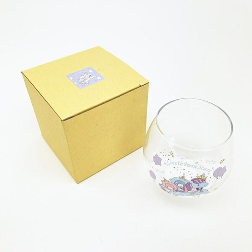 キキララのガラスコップ