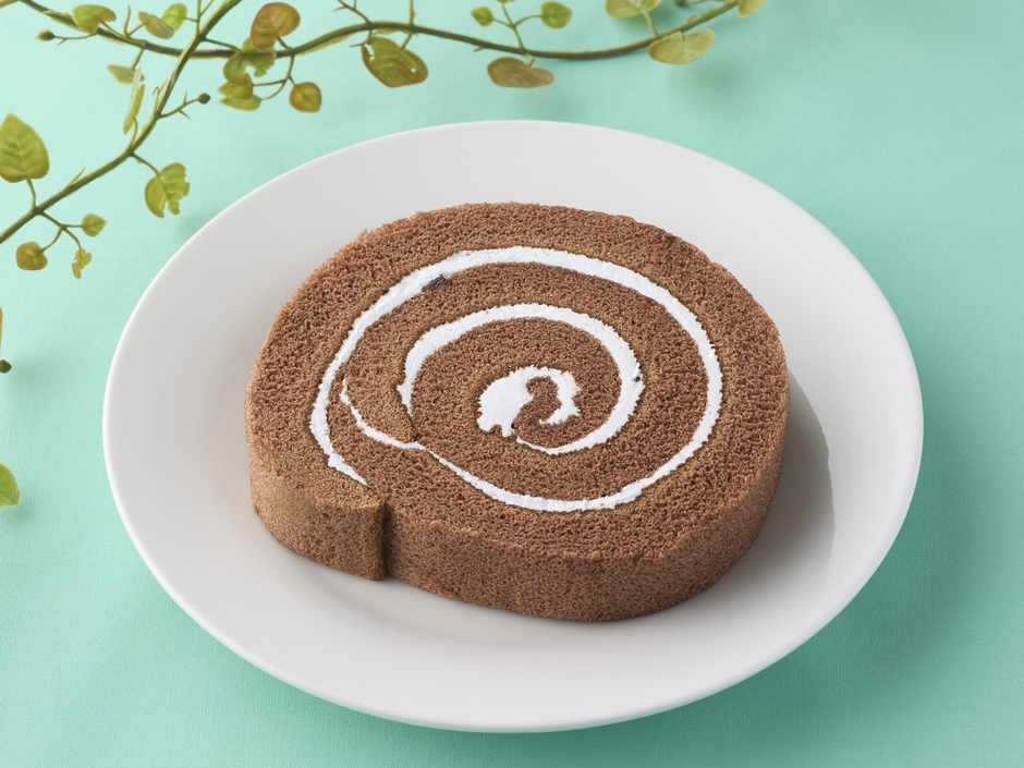 しっとりチョコミントロールケーキ イメージ画像