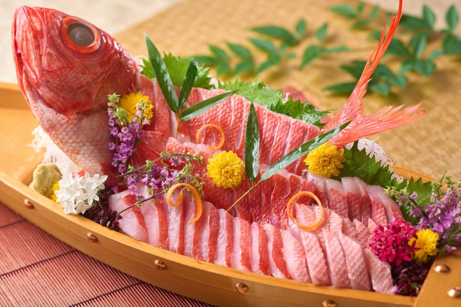 炙り金目鯛のお造り