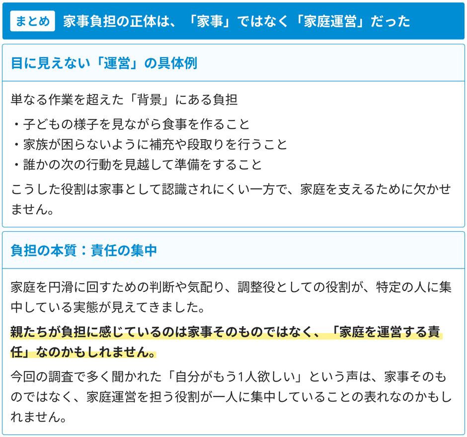 3つの調査から見えた家事負担の正体
