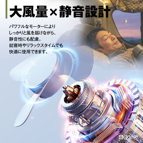 大風量&times;静音設計