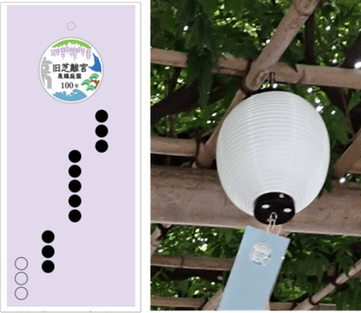 短冊と提灯(イメージ)