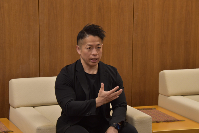 野口学長を表敬