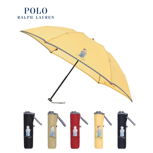 ポロラルフローレン折りたたみ傘 軽量ポロベア21-119-10797-02