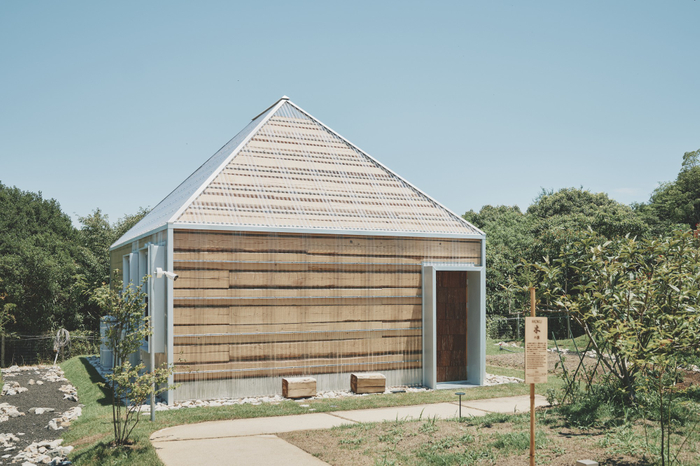 ▲木の家（外観）