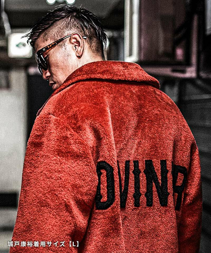 Classic Back Logo Fur Jacket（レッド）