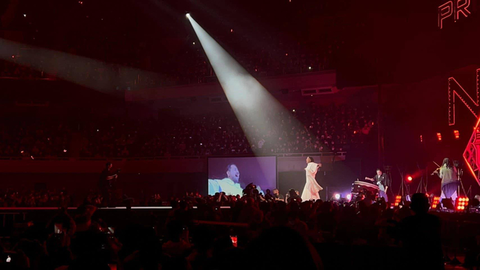 日本武道館　グレート・ムタvsWWE中邑真輔　オープニング演奏