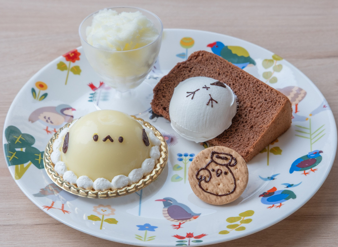 かわいいスイーツも♪