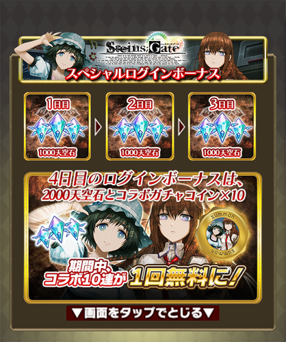 スペシャルログインボーナス