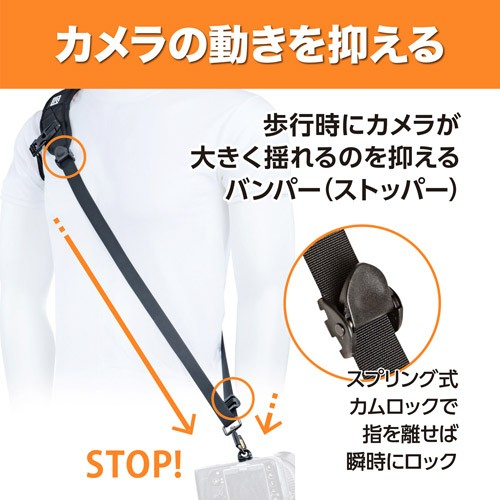 カメラの動きを抑えるバンパー