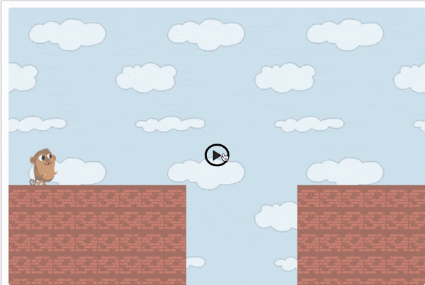 「コードモンキー/ブロックジャンパー」で作成できるゲームの例