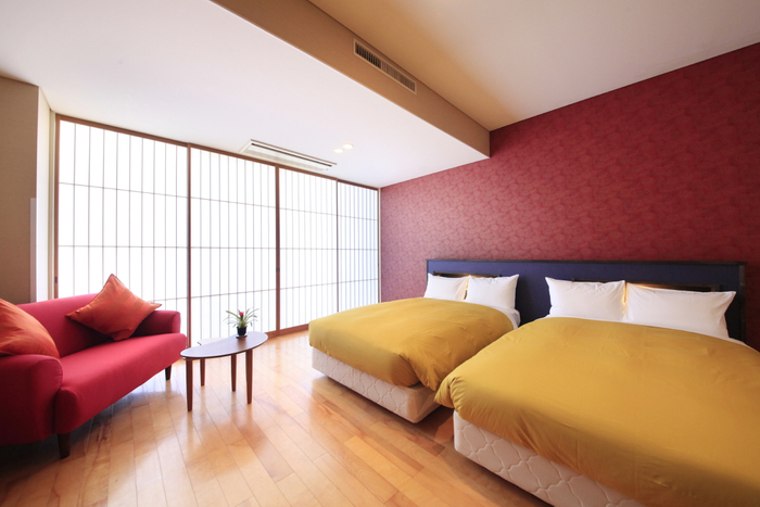 和モダンな客室
