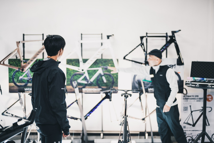 カスタムオーダープログラムのサンプルを展示　写真：CHABECK / キャニオンバイシクルズ・ジャパン株式会社